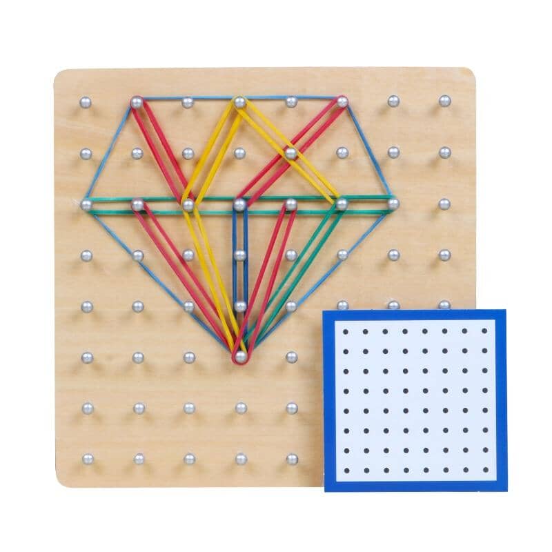 Montessori Geometric Design Board