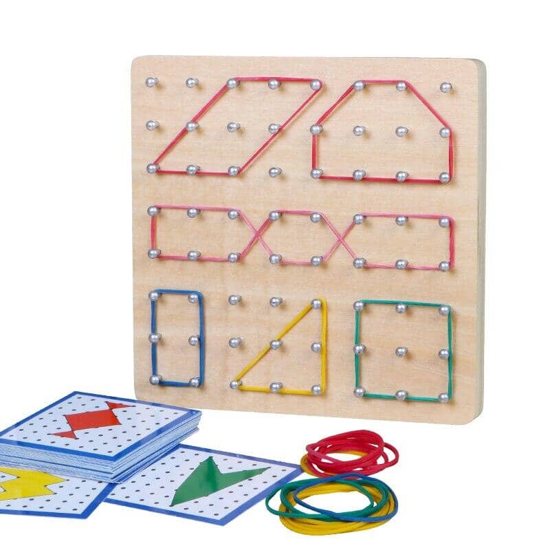 Montessori Geometric Design Board