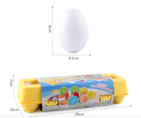 Egg-Shaped Cognitive Matching Toy