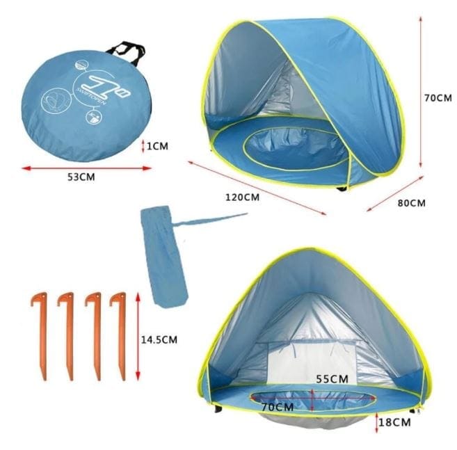 SunnyShield Baby Tent – Ultimate UV Protection!