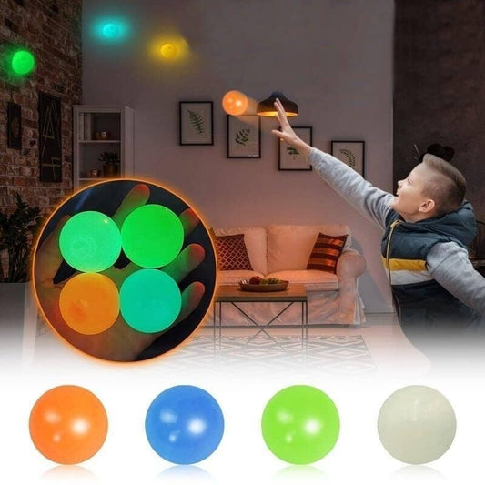 GlowBounce Sticky Balls -  Antiestres