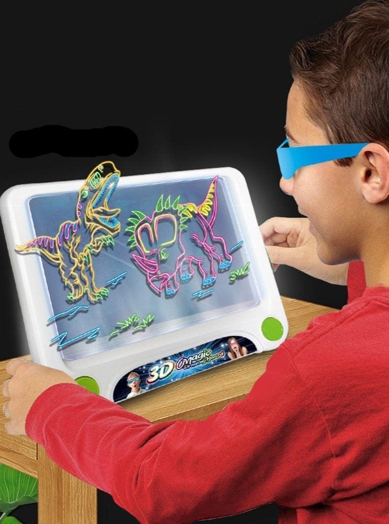 3D Fluorescent Painting Board for Kids